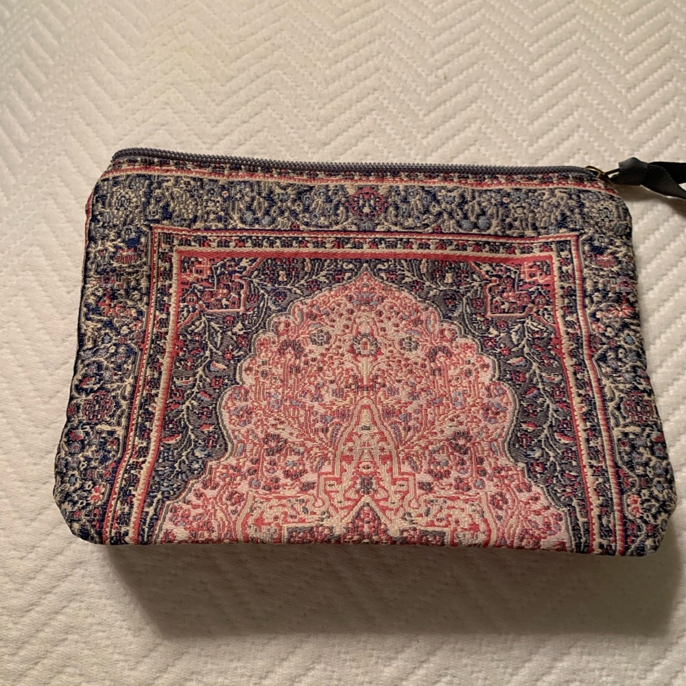 Derin Multicolor Tapestry makeup bag